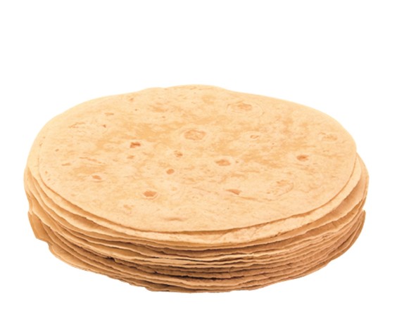 Plain Wheat Flour Tortillas (25cm/10